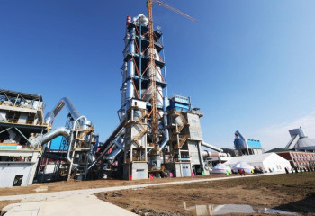 Производственную линию крупного цементного завода запустили в Жамбылской области