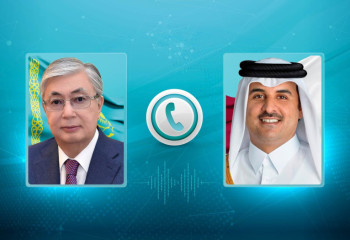 President  Tokayev talks over phone with Emir of Qatar