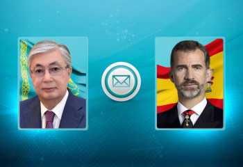 Kazakh President sends a telegram of condolences to King of Spain