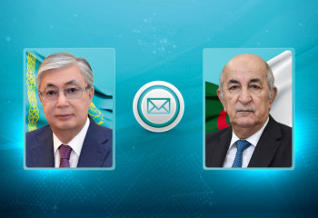Tokayev congratulates President of Algeria on Revolution Day