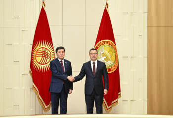 Мәжіліс спикері Қырғызстан басшысына парламентаралық диалогтың дамуы туралы айтты