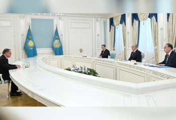 Tokayev meets with French Ambassador Sylvain Guiaugue