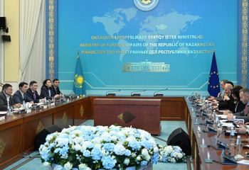 Сыртқы істер министрлігі Еуропа Парламентінің делегациясын қабылдады