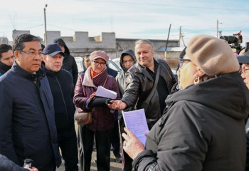 Аким области Абай встретился с жителями микрорайона «Энергетик»
