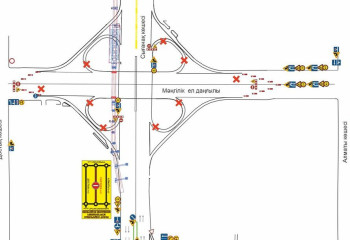 Астанада Мәңгілік Ел даңғылындағы қиылыс уақытша жабылады