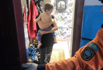 Семейде ТЖМ құтқарушылары қамалып қалған баланы құтқарды