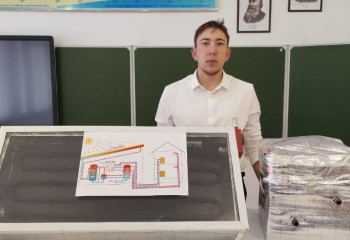 Абай облысында мектеп оқушысы күн энергиясын тиімді пайдаланатын инновациялық жоба әзірледі