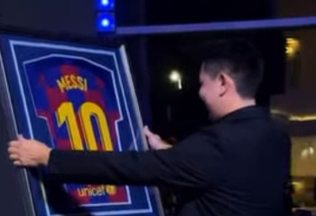 Алматыда Мессидің жейдесі 8 млн теңгеге сатылды