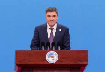 Бектенов Шанхайда өткен VII Қытай халықаралық импорт көрмесінің ашылуына қатысты