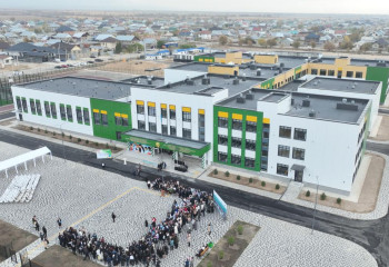 Жетісу облысының шекаралық ауданында 1200 орындық алғашқы жайлы мектеп ашылды