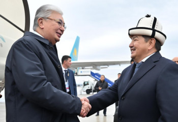 President Tokayev arrives in Bishkek to participate in OTS Summit