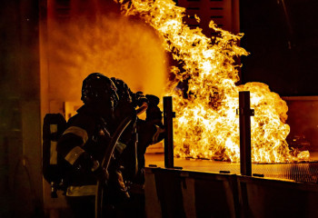 СҚО-да өрт кезінде төрт адам құтқарылды