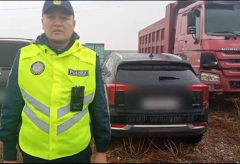 Автомобиль с долгом на 16 миллионов тенге задержан в Туркестанской области