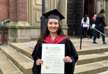 Гарвардта алған біліміммен елімнің дамуына үлес қосқым келеді – Аружан Мейірханова