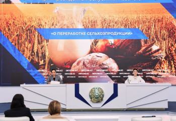 Казахстан планирует довести долю переработки сельхозпродукции до 70% в 2028 году