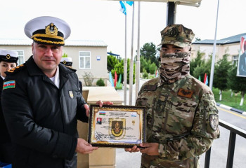 Қазақстандық әскерилер Әзербайжанда теңіз арнайы күштерінің курстарынан өтті