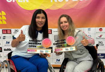 Казахстанка прошла в финал турнира тенниса на колясках в Греции