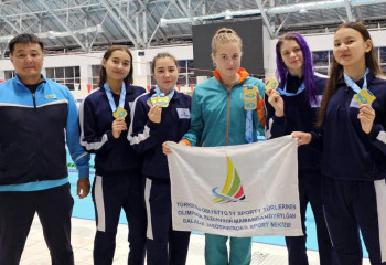 Спортсмены из Туркестанской области установили рекорд на чемпионате страны по плаванию