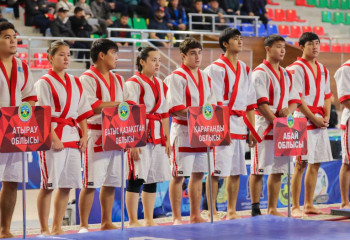 Чемпионат Казахстана по казахской борьбе стартовал в Таразе