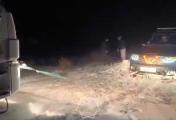 Қостанай облысында жолда қалып қойған адамдар құтқарылды