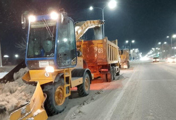 Астанада қар күреуге 2,5 мыңнан астам жол жұмысшы шықты