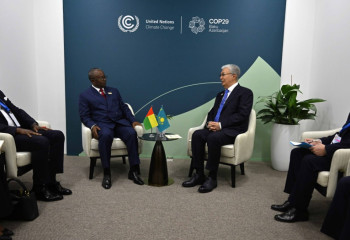 Глава государства провел встречу с Президентом Гвинеи-Бисау