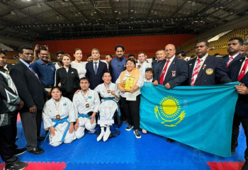 Астаналық пара каратэшілер әлем чемпионатында үздік нәтижеге қол жеткізді