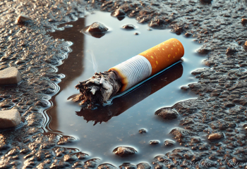 В Туркестане оштрафовали водителя за выброшенный из окна окурок