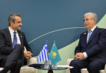 Tokayev meets with Prime Minister of Greece Kyriakos Mitsotakis