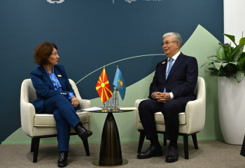 Tokayev meets with President of North Macedonia Gordana Siljanovska-Davkova