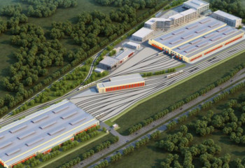 В Астане начато строительство депо для системы LRT