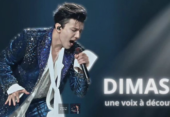 Banner featuring Dimash appears in Canadian newspaper La Presse