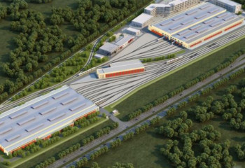 Аcтанадағы LRT дeпocының құpылыcы баcталды