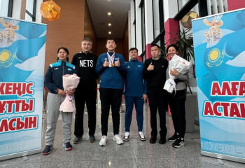 Паражүзуден АҚШ-тағы ашық чемпионат: жүлдегерлер елордаға оралды