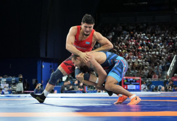 Таразда күрестен өтіп жатқан Қазақстан кубогының үздіктері анықталды