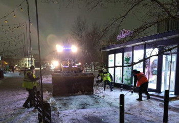 Астанадан 27 мың текше метрден астам қар шығарылды