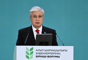Tokayev addresses 1st Forum of Agricultural Workers in Astana