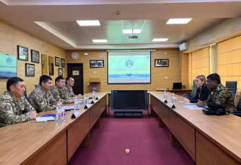 Алматыдағы Бітімгерлік операциялар орталығына Үндістан әскери делегациясы келді