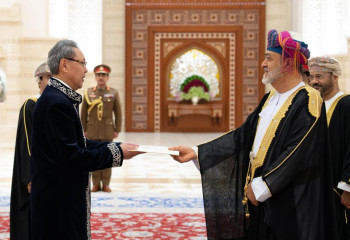 Ambassador of Kazakhstan Presented Credentials to the Sultan of Oman