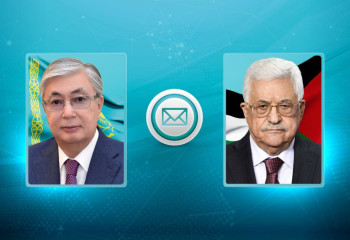 Токаев поздравил Президента и народ Палестины с Днем независимости