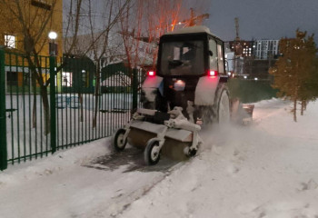 Астанадан бір күнде 28 мың текше метрден астам қар шығарылды