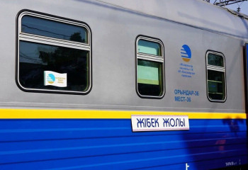 Туристический поезд Jibek Joly прибыл в Туркестан