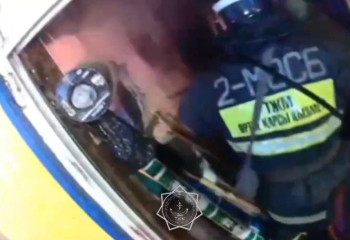 Ақтөбеде құрылыс аумағынан өрт шықты