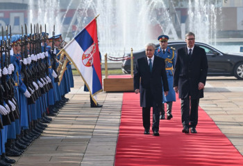 В Сербии состоялась официальная церемония встречи Касым-Жомарта Токаева