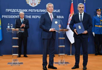 Ряд документов подписан в рамках официального визита Президента Казахстана в Сербию