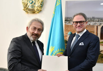 Ambassador of Cyprus presented copies of credentials at Kazakh Foreign Ministry
