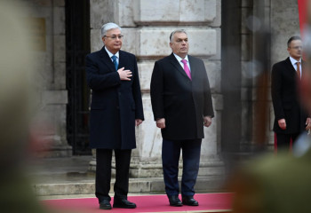 Official welcome ceremony held for Kassym-Jomart Tokayev in Hungary