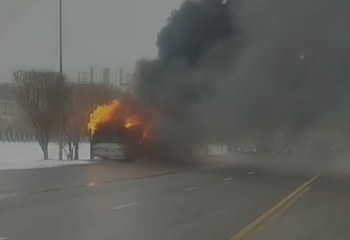 Астанада автобус отқа оранды