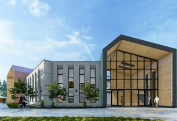 Дом школьников строят в Бостандыкском районе Алматы