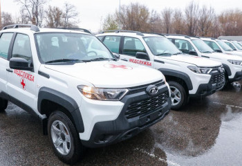 Жамбыл облысында медицина мекемелеріне 20 жаңа автокөлік табысталды